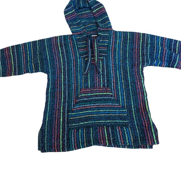 Colorful Striped Women's Hoodie - Picture 3 of 9